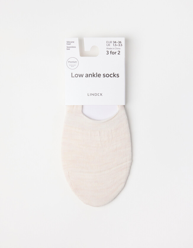 Lave ankelsokker i merinoullblanding