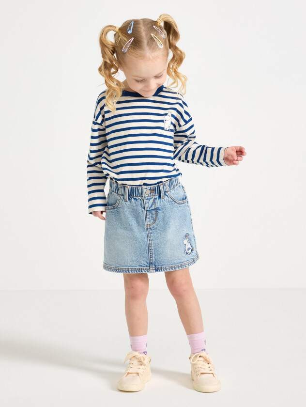 Mummitrollet skjørt i denim