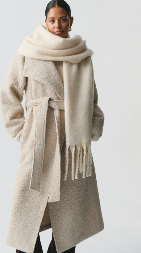 - Soft chunky scarf - Skjerf og tørklær - Hvit - ONESIZE - Dame