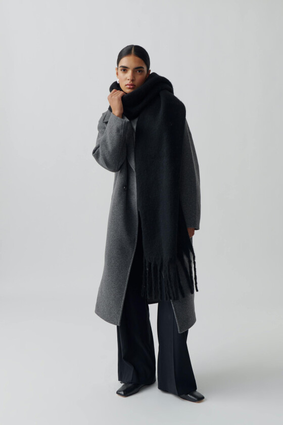 - Soft chunky scarf - Skjerf og tørklær - Svart - ONESIZE - Dame