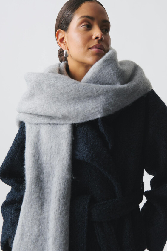 - Soft chunky scarf - Skjerf og tørklær - Grå - ONESIZE - Dame