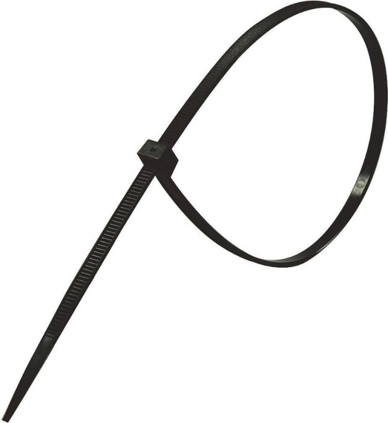 STRIPS BUNTEBÅND 143X3,6MM SVART/100