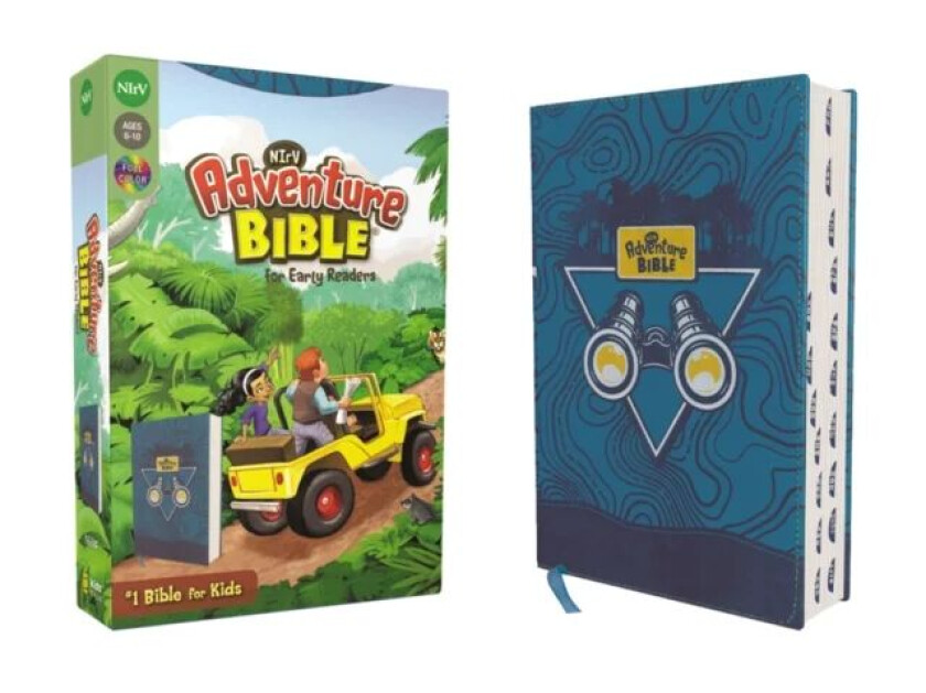 NIrV, Adventure Bible for Early Readers, Leathersoft, Blue, Full Color, Thumb Indexed Tabs av Lawrence O. Richards