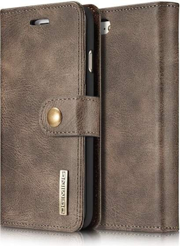 iPhone 7/8/SE (2020/2022) - DG.MING Magnetisk deksel/Lommeboketui - Grå Grey Grå