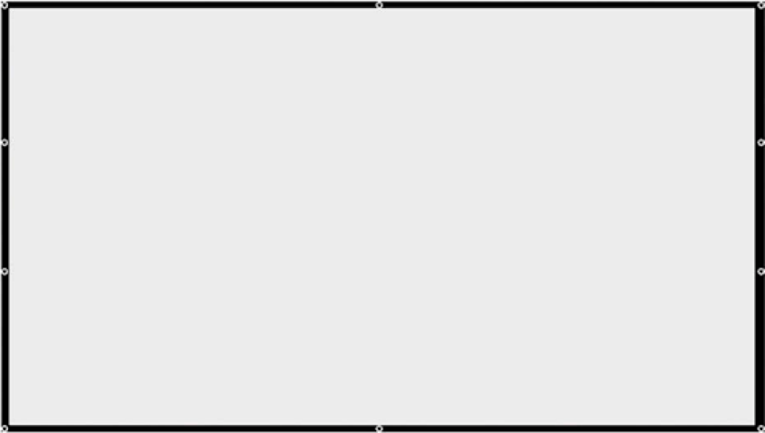 Bilde av Bærbar sammenleggbar projektor lerret for hjemmekino camping innendørs utendørs projektor filmler lerret