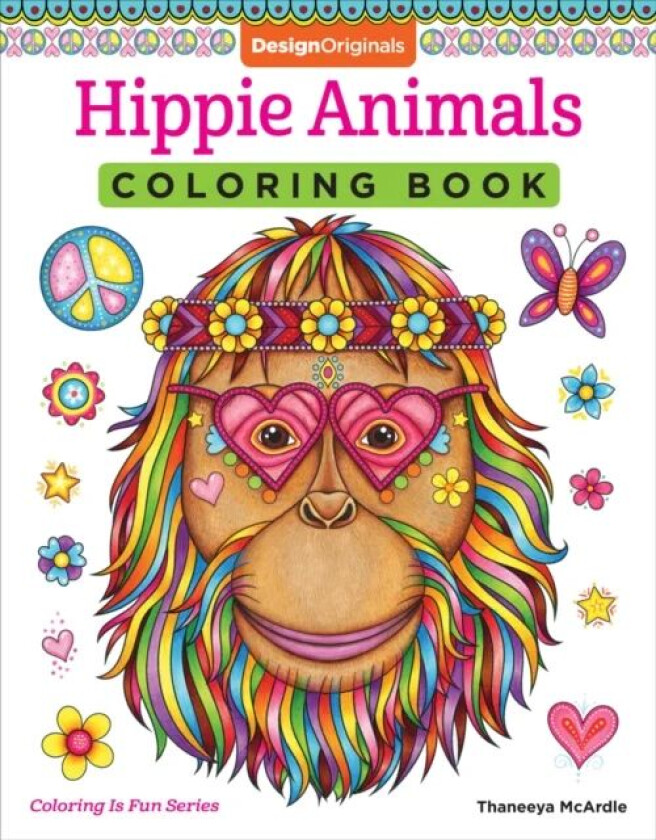 Hippie Animals Coloring Book av Thaneeya McArdle