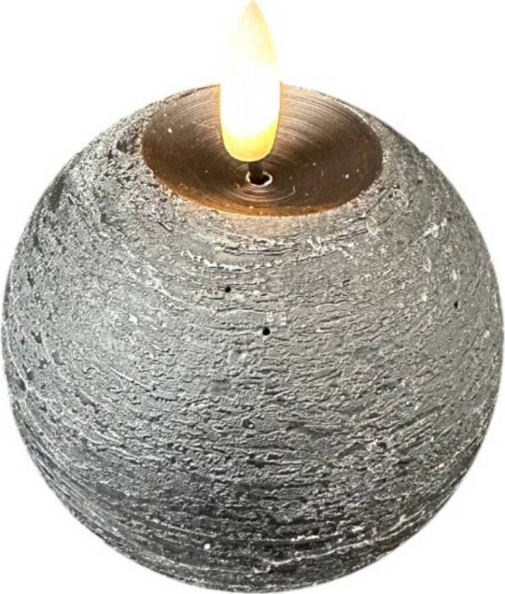 STERNTALER LED-vokslys, svart, høyde 9 cm kulebatteri