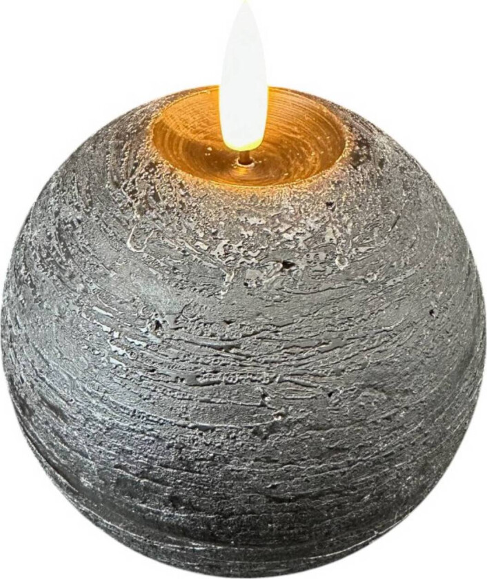STERNTALER LED-vokslys, svart Høyde 11 cm Kule Batteri