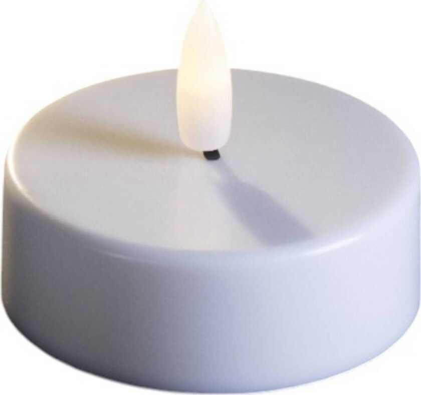 STERNTALER LED-telys, hvit, Ø 5,7 cm, batteri, 4-pak