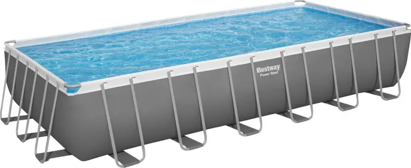 Basseng med stålramme XL Power Steel 30 045 l 732x366x132 cm