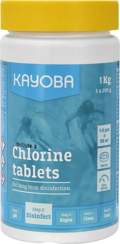 Bilde av Klortabletter for basseng 5-pk
