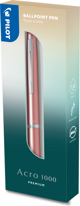 Kulepenn PILOT Acro1000 1,0,rosa