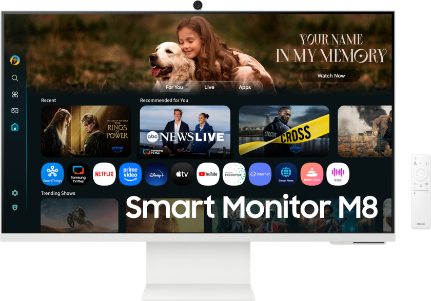32" M8 M80F 4K 60Hz Smart Skjerm, White