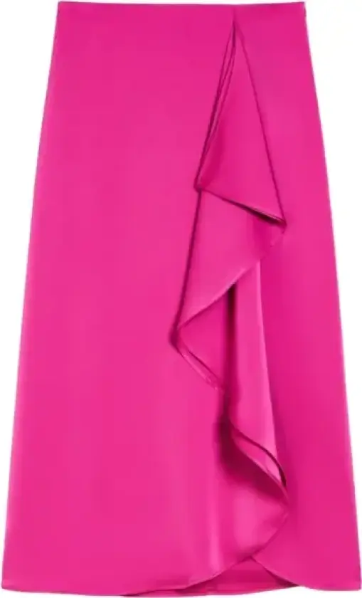 Dame, Skjørt, Rosa, XL
