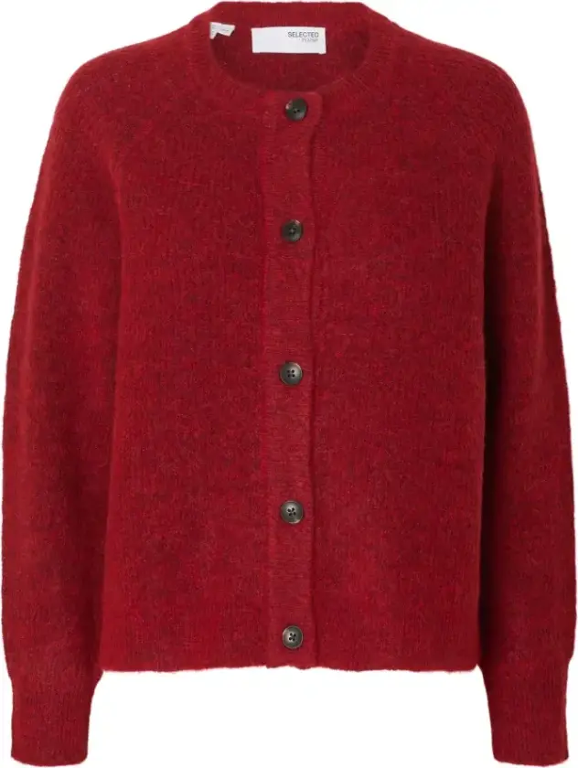 Dame, Strikkevarer, Rød, XS