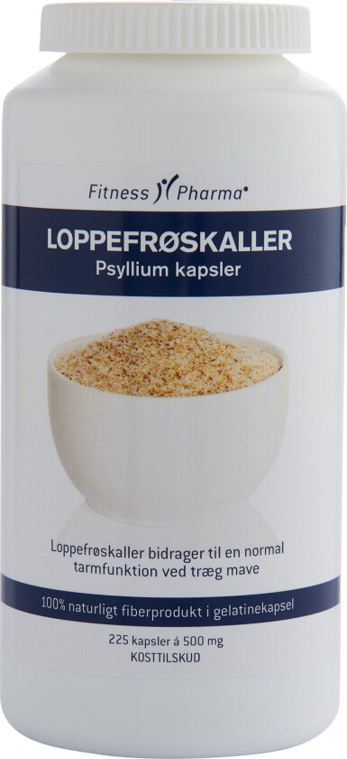 Psyllium Loppefrøskall - 225 Kapsler