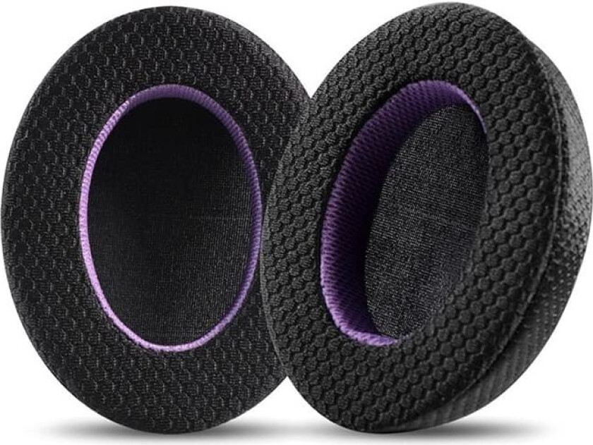 INF HyperX Cloud øreklokkeerstatning - svart lilla stoff