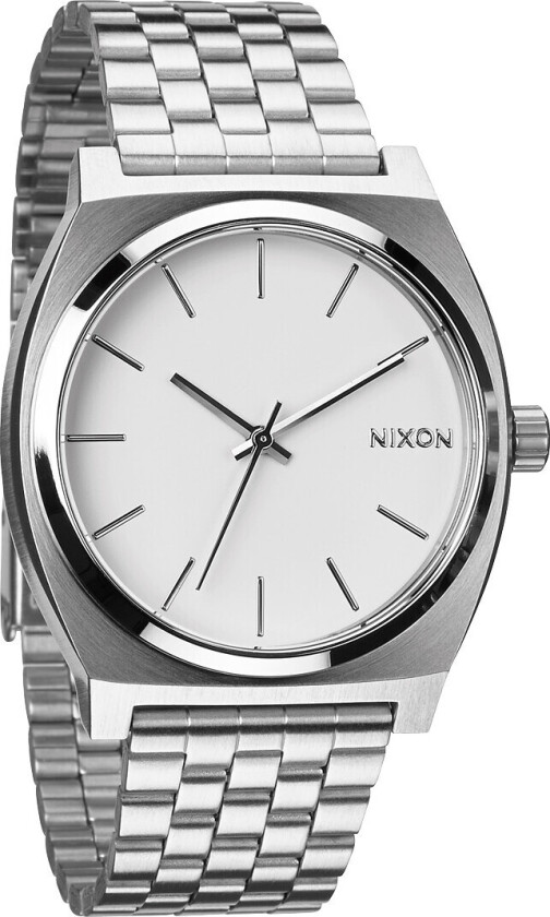 A045100-00 The Time Teller Hvit/Stål Ø37 mm