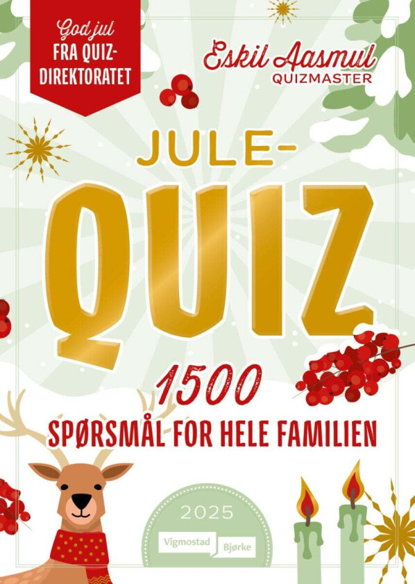 Julequiz for hele familien 2025 av Eskil Aasmul