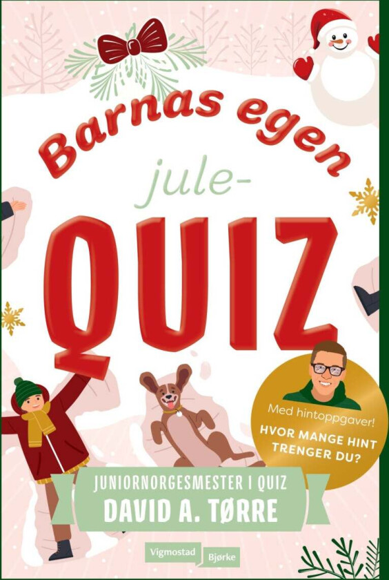 Barnas egen julequiz 2025 av David A. Tørre