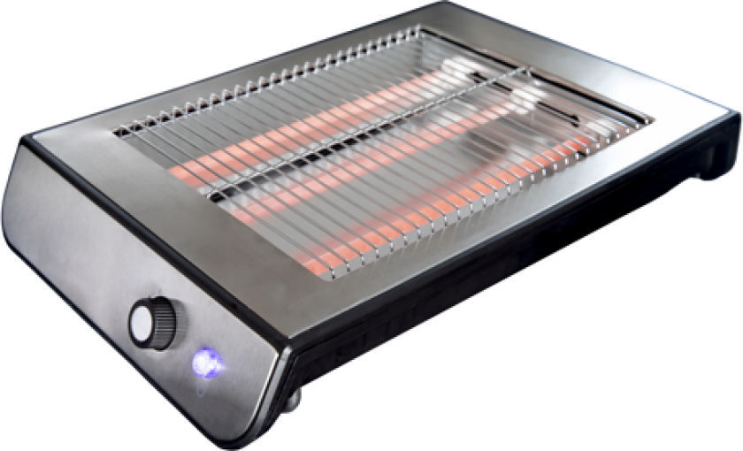 Flat Toaster Electronic Timer Brødrister