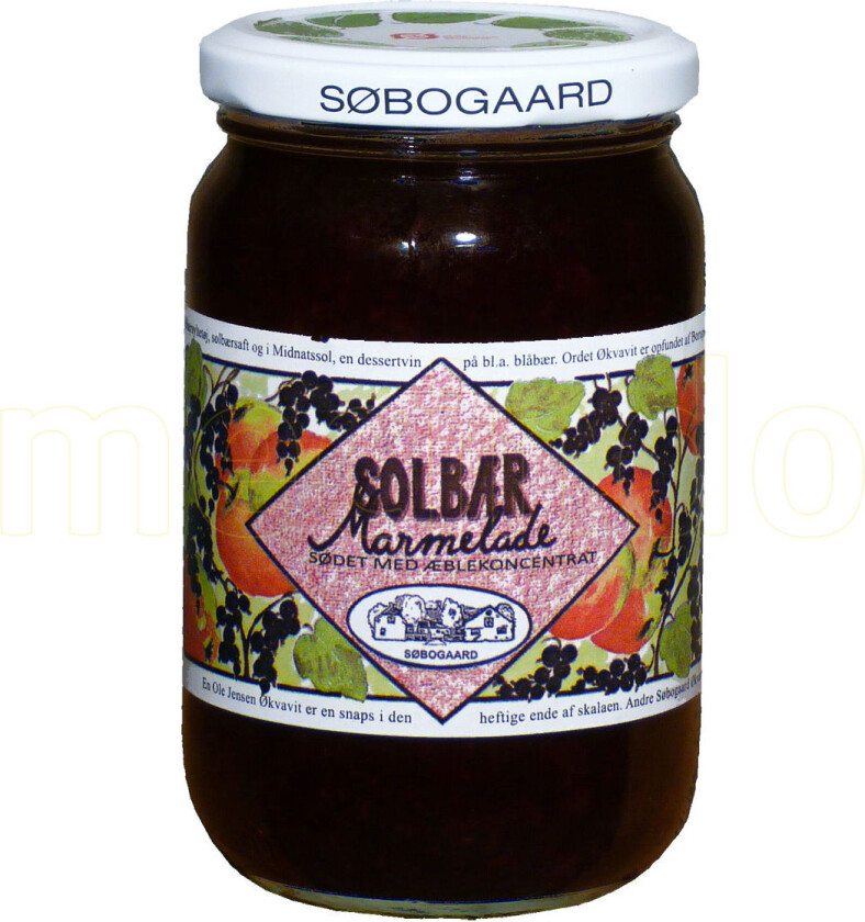 Solbærsyltetøy søtet m. eple Ø - 400 g