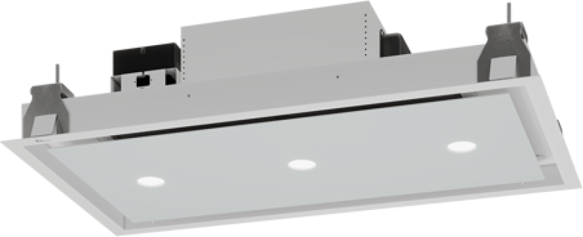 Passat Medio Ii - 90x5 0 Cm Hvid M/motor Takintegrert Ventilator