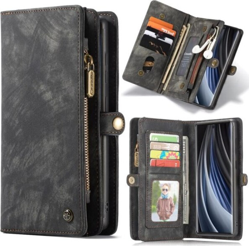 CASEME Samsung Galaxy Note 20 Retro Lær Lommebok-deksel