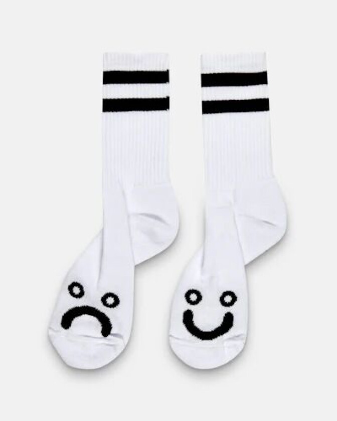 Sokker - Happy Sad Hvit Unisex EU 34.5