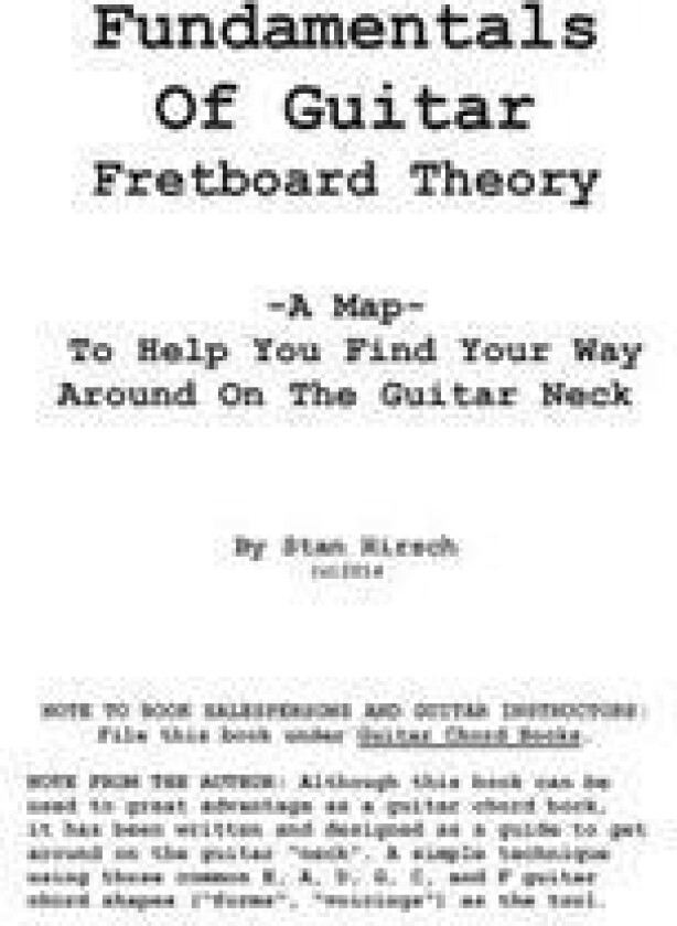 Fundamentals of Guitar Fretboard Theory