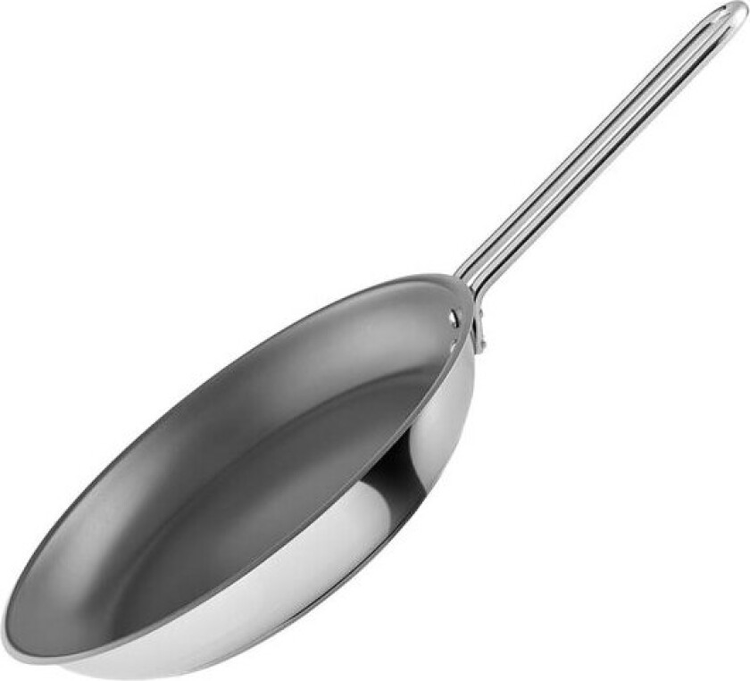 Stainless Steel stekepanne 24 cm titanium