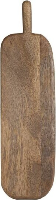 Skjærebrett mangotre 50x14 cm rustic brown