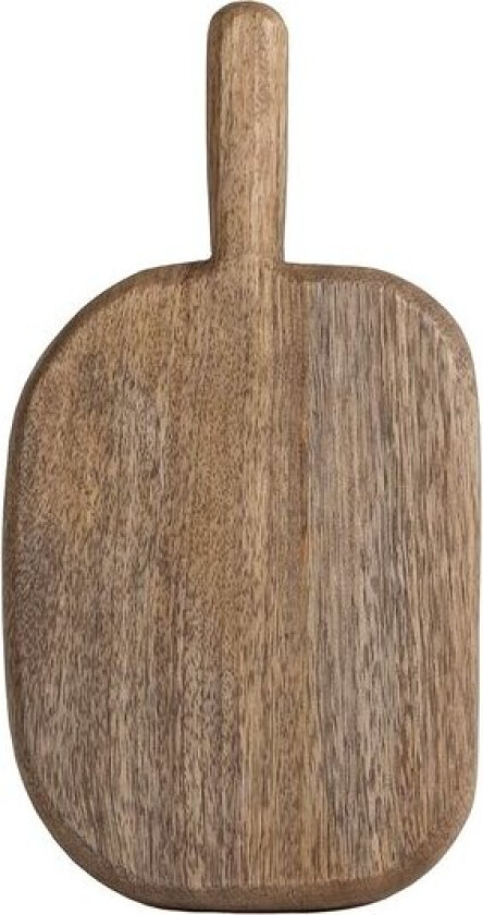 Skjærebrett mangotre 27x14 cm rustic brown
