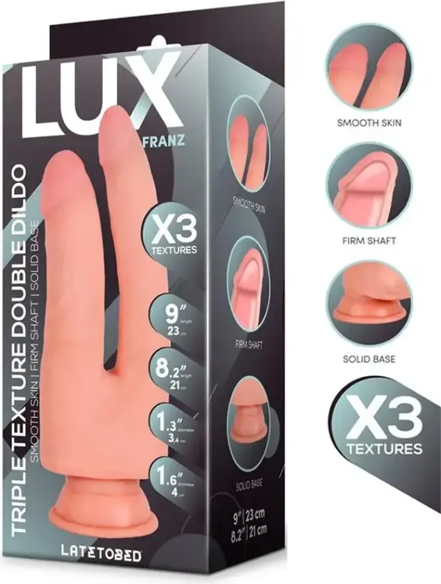 Franz Triple Density Double Dildo 23 cm
