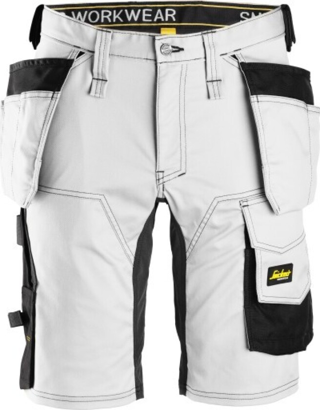 Snickers stretch shorts 6141, hvit størrelse 44