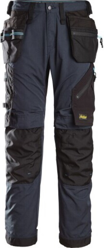 Snickers arbeidsbukse 6210, med hylsterlommer, marineblå/svart størrelse 96