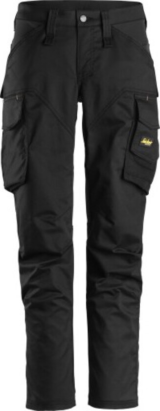 Snickers AW servicebukse for dame 6703, stretch, svart, størrelse 46