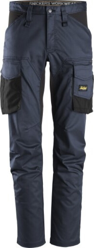Snickers servicebukse 6803, stretch, marine/svart, størrelse 56