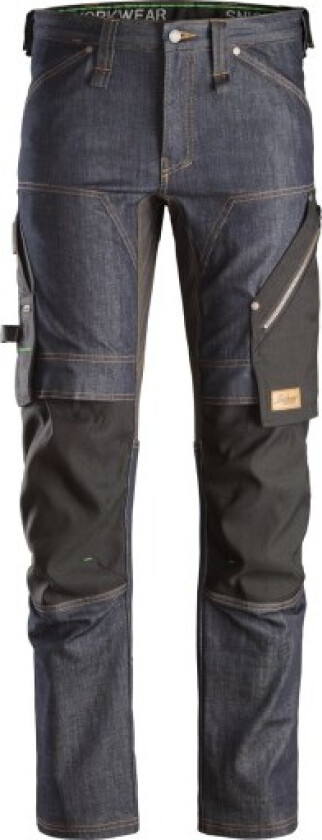 Snickers stretchbukse 6956 slim fit, FlexiWork denim, størrelse 50