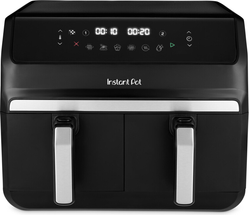 Airfryer - 8L Vortex Dual Drawer EU, Stainless Steel / Black - 140-3150-01-EU