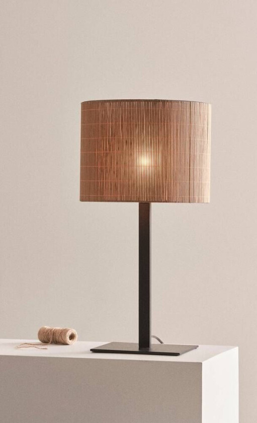 BLAZE bordlampe Linbeige/svart