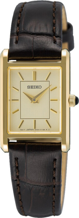 Classic Ladies SWR110P1 - Kvarts - Gull - Dameklokker - Skinn - Safir