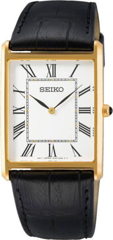 Classic Mens SWR104P1 - Kvarts - Gull - Herreklokker - Skinn - Mineral