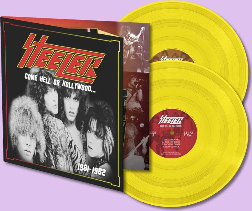 Steeler Come Hell Or Hollywood 19811982 Yellow LP/Vinyl
