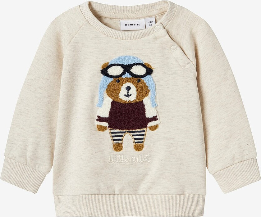 Collegegenser nbmKiddy LS Sweat Unb - Beige