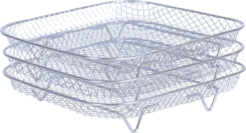 Airfryer 3-lags Rist - Kvadratisk, 21x21cm