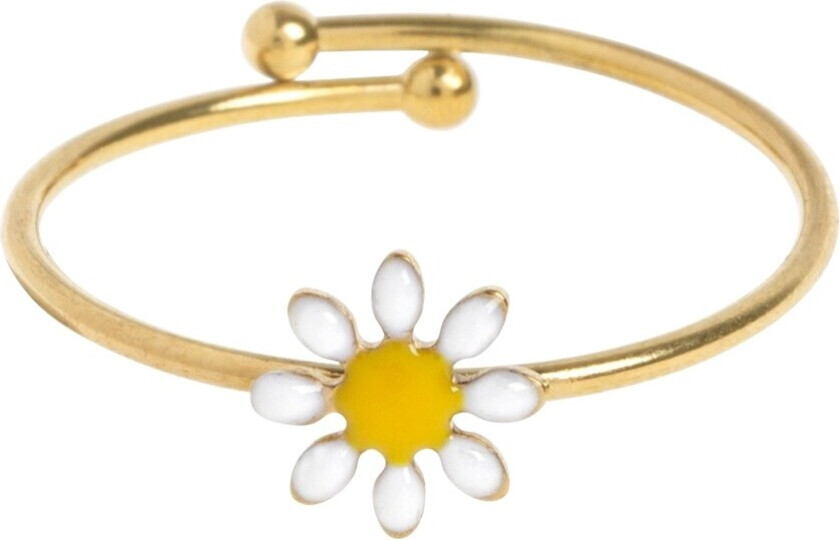 Timi of Sweden Daisy Flower Enamel Ring