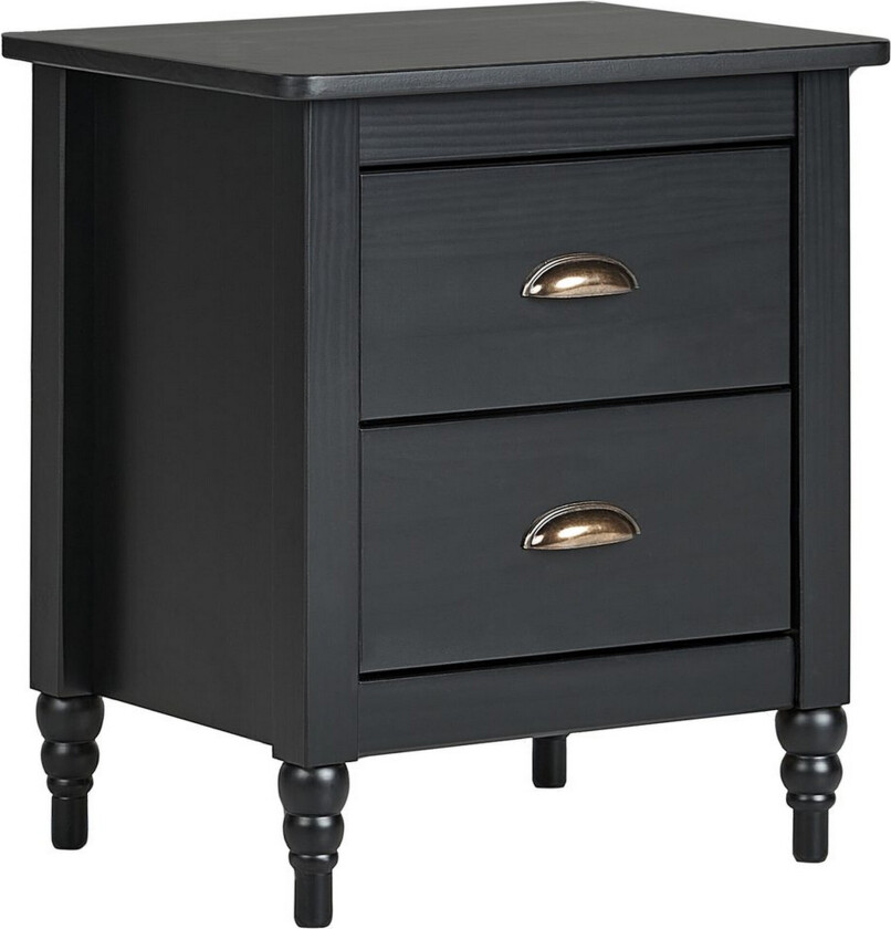 Nattbord Shillington Sort, Gull - Sort, Gull