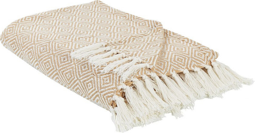 Sengeteppe Toutli Beige, 220x240 cm - Beige, 220x240 cm