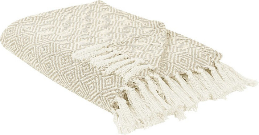 Sengeteppe Toutli Lys beige, 220x240 cm - Lys beige, 220x240 cm